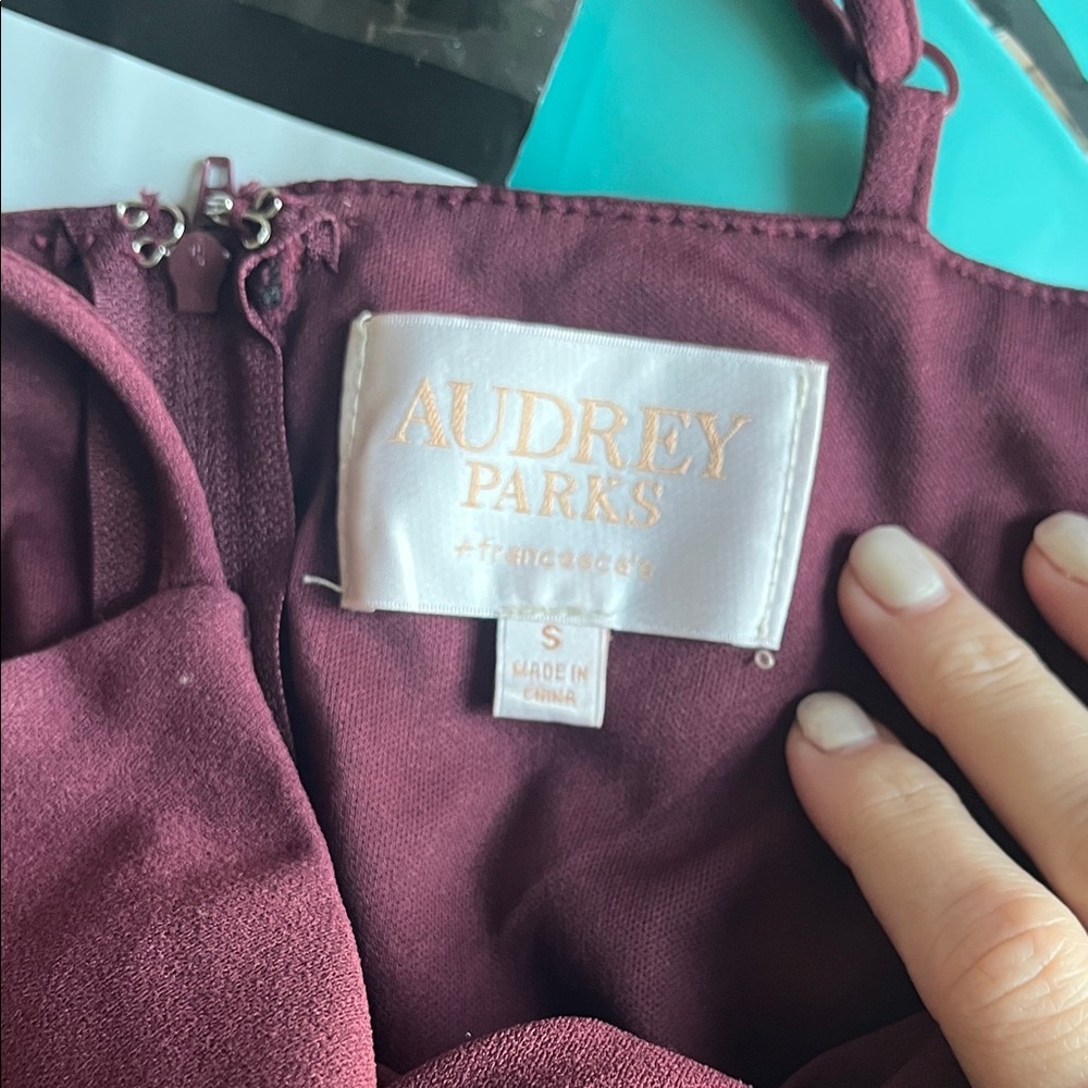 Francesca’s Maroon Sleeveless Jumpsuit - Picture 4 of 4